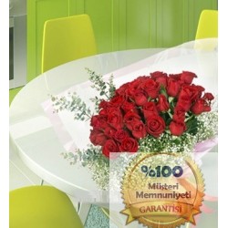 33 Kırmızı Gül Buketi